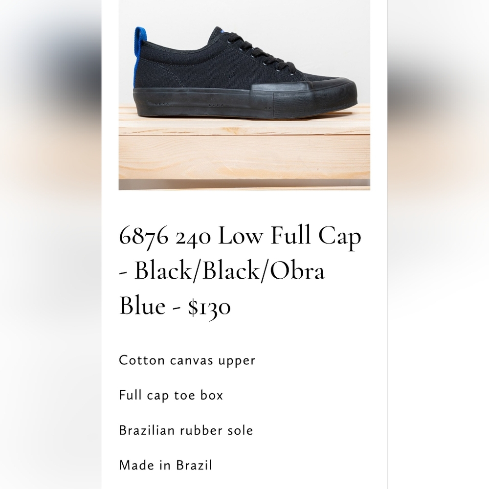 OBRA Canvas Men's Shoe (Size 8)
